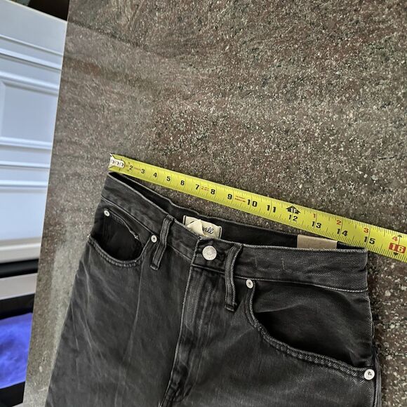 Madewell The Ballon  NWT‎ Wide Leg Jean Women's Sz 28  Pockets Black - Picture 14 of 16